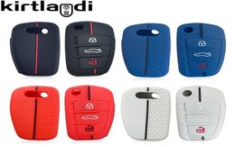 Silicone Car Key Cover For a6 c6 a4 b7 a1 a3 8v A3 8p a5 a7 a8 r8 TT Sq5 q5 q7 Rs5 s5 s6 s7 s8 Fold Flip key Case Fob5295979