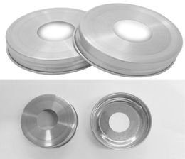 Wholes Stainless Steel Rust Resistant Soap Pump Dispenser Lid Adapters for Mason Ball Canning JarsRegular Mouth3799631