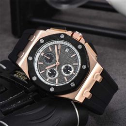 22% OFF watch Watch New Hot Sports Luxury Watchs Most Economical Classic Rubber Strap Three Eyes Vintage Quartz Movement Markers Man