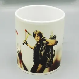 Mugs Magic Mug With Heat Sensitive Coffee Colour Changing Ceramic Tea Cup Daryl Is Here 11oz