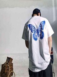 Girls Dont Cry Butterfly Tshirt Men Women Cotton Quality Fashion Cool Printing Teen couple T shirts Y2k Oversized Tops Y22041983266