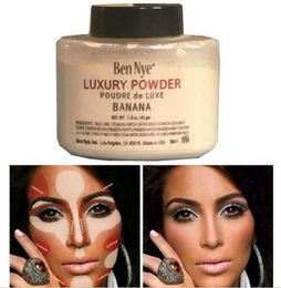 Brand Ben Nye Banana Powder 42g85g Bottle Luxury Powder Poudre de Luxe Banana Loose Foundation Beauty Makeup highlighter3550715