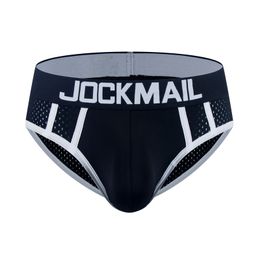 JOCKMAIL Herren Unterwäsche Slips Mesh Unterhose Sexy Mesh JM311