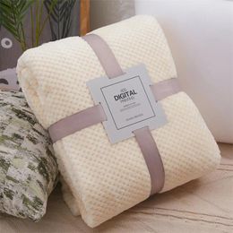 Blankets Baby Blanket Soft Fleece Infant Thick Quilt Bedding Swaddle Wrap Warm Born Stroller Sleep Cover Nursery Thermal Gift