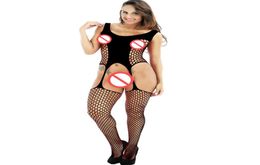 perspective fishnet bodystocking hollow out bodysuit open 2017 Sexy Womens Fishnet Bodystocking Crotchless Lingerie Nightwear Body8766460