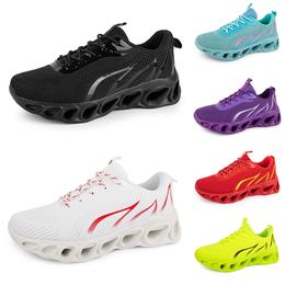 2024 men women running shoes Black White Red Blue Yellow Neon Grey mens trainers sports outdoor athletic sneakers GAI color42