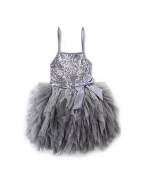 Children Clothing Dress Party Fancy Costume Strap Skirt Kids Girls Sequins Ballet Tutu Dance Dresses8925035