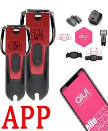 QIUI Cellmate Cage Male APP Remote Control Penis Cock Ring Lock Device Sex Toys For Men Gay 2203291889276