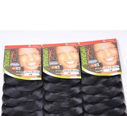 anekalon Ombre Braiding hair synthetic Crochet braids 82inch 168 Grammes Ombre two tone Jumbo braid hair extensions more color3323735
