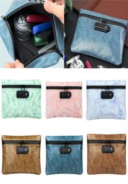 Firedog Waterproof Smoking Smell Proof Bag Leather Tobacco Pouch With Combination Lock Herb Odour Proof Stash Container Storage Cas2273348