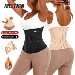 MISTHIN Corset Wasit Trainer Binder Body Shaper For Women Bodysuit Slimming Sheath Flat Belly Postpartum Girdle Abdomen Control 240220