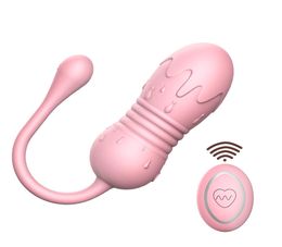 Kegel Balls for Women Mini Vibrators Sex Toys GSpot Dildos 8 Speed Small Wireless Vibrator With Remote Control Panties Vibrating 6000418