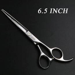 Black Knight 6.5 Inch Cutting Scissors Professional pet Shears hair Hairdressing Barber Scissors Human Dogs Cats 240228