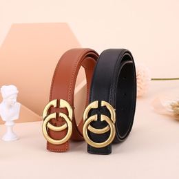 Leather belt women design sense of niche leather all wear high-grade belt simple with skirt suit jeans with tide
