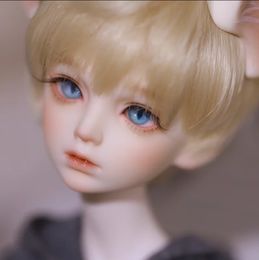 legitimate bjd Doll Small Cowboy 1/4 Boy SD set humanoid joint movable resin spot makeup 240219