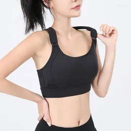 Women's Tanks Adjustable Fashion Back Sports Tank Top Women High Strength Anti- Poly Fitness Bra Ladies Running Yoga Female