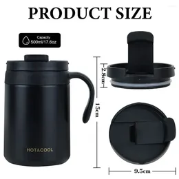 Water Bottles Stainless Steel Insulated Cup Tea Coffee With Lid Travel Sports Outdoor Children Bot