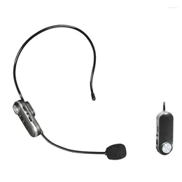 Microphones Wireless Microphone 3.5Mm Voice Earhook UHF Mic For Tour Guide Teacher Seller