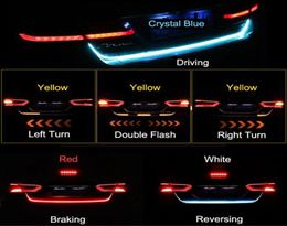 12M Auto LED Strips Light Brake Driving Signal Reverse Light Trunk Car Flow Strip Lights Tail Rear Signal Warnning Lamp 12V4578211