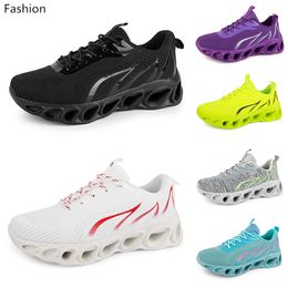 women man spring breathable running shoes black purple black rose red sports sneakers