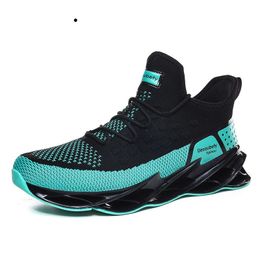 GAI Running shoe designer women's running shoes men's flat black and white green snakers 38