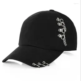 Ball Caps Sun Hat Baseball Cap White Pink Summer Hardcore Punk Hip Hop Cotton Adult Casual Solid Adjustable Unisex Snapback