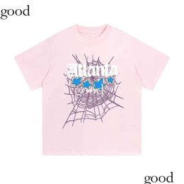 Designer Fashion Top Quality Men T Shirts Sp5der T Shirt Mens 19 Styles Spider Web Tees Mens Casual Short Sleeve 2024 New Summer Clothes Shorts Sleeve Clothes 430