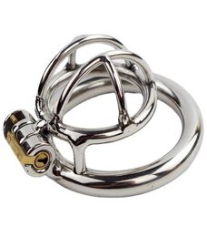 Devices Super Small Stainless Steel Device Cock Cage Penis Virginity Ring Adult Game Belt CPA2318778911