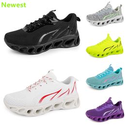 2024 running shoes platform low top mesh men woman gray purple pink brown trainers Soft bottom sneakers breathable GAI