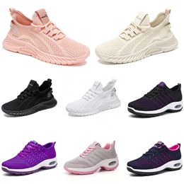 Hiking Shoes Women Men Soft Sole New Running Flat Fashion Purple White Black Comfortable Sports Color Blocking Q22 GAI 713 1819620