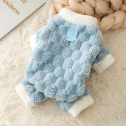 Rompers Small Dog Jumpsuit Autumn Winter Warm Sweater Pet Fashion Clothes Puppy Harness Cat Soft Pullover Poodle Yorkshire Chihuahua