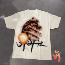 24ss Tshirts Men Women Clothes Summer T-shirts Cotton Graffiti Hiphop Short Sleeve Top Tees