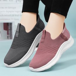 Women Spring Shoes Breathable New in Single for Cross-border Distribution Casual and Lazy One Foot on Sports Shoes 012 252 Sprg 93 Sgle