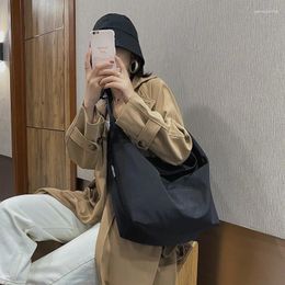 School Bags Women's Bag Casual Large Capacity Tote Handbags Nylon Hobo Women Shoulder Solid Wild Shopper Female Travel Crossbody