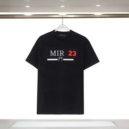 Mens Designer Streetwear Tee Shirts Men Luxurys Fashion 3D Letter Print Tshirts Summer Short Sleeved Hip Hop Tshirt Plus Size S-XXXL