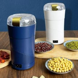 Tools Mini Electric Coffee Grinder Spice Nuts Grains Coffee Bean Grinder Machine with 2 Blades Portable Rechargeable Herb Grinder