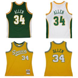 Stitched basketball jersey Ray Allen 2006-07 mesh Hardwoods classic retro jersey men women youth S-6XL