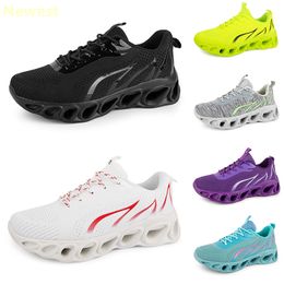 2024 running shoes spring men woman yellow navy cream black brown green blue dark trainers Soft bottom sneakers breathable GAI