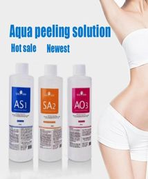 Aqua Peeling Solution AS1 SA2 AO3 Bottles400ml Per Bottle Aqua Facial Serum Hydra Facial Dermabrasion For Normal Skin Microdermab2830422