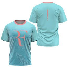 Summer Quick Dry Sports TShirts Outdoor Fitness Tracksuits Mens T Shirts Badminton Table Tennis Short Sleeve Training Clothing 240220