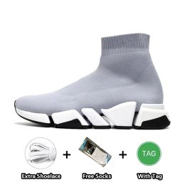 Yeni Tasarımcı Ayakkabı Moda Trainer Sock Platform Erkek Kadın Üçlü Socks Botlar Siyah Beyaz Graffiti Vintage Marka Lüks Eğitmenler Hız Spor ayakkabıları