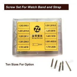 Screw Tube Rod for Metal Watch Band 50pcs 10 sizes Stainless Steel Repair Tools Watch Parts 8 5mm - 26mm 1182t