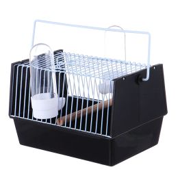 Nests 1PC Small Birds Cage Outdoor Parrot Cage Birds Transport Carrying Cage