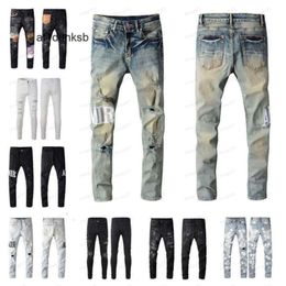 s amari amirl amirlies am For amis imiri amiiri Mens Men Womens Designers Jeans Distressed Print Ripped Biker Slim Straight Army Denim Fashion Mans Skinny Pants UUVF