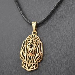 Pendant Necklaces Women Black And Tan Coonhound Lovers' Metal Pet Dog