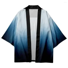 Ethnic Clothing Fashion Print Casual Kimono Summer Beach Shirts Japanese Cardigan Haori 2024 Men Women Traditional Yukata Oversized