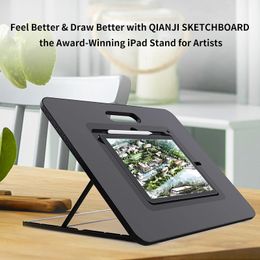 Sketchboard Pro för iPad Outdoor Drawing Board Holder Justerable Tablet Stand med blyerts Desktop Holder for Sketching Board 240229