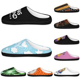 Slippers Cotton Slippers Men Women Cotton Slippers black antislip GAI antiskid Warm Patterns big Size Fashionable versatile 38-47 32 trendings trendings