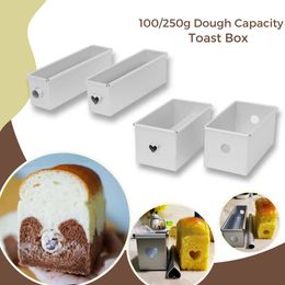 Rectangle Toast Box for Oven Baking Pullman Loaf Pan Bakeware Mini Bread Mold Mould Pastry Dessert Making 240226