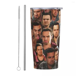 Tumblers Girl Tumbler Nick Miller Po Cold Drink Water Bottle Keep Heat Stainless Steel Thermal Cups Design Travelist Car Mugs